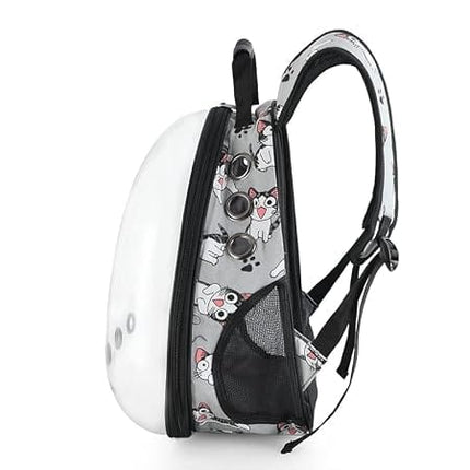 Ziggy Pupps cat Panoramic Space Capsule Pet Carrier Backpack Pop Art Print