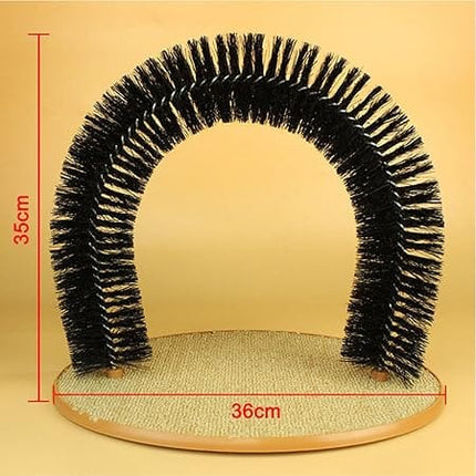 Ziggy Pupps Cat Perfect Cat Self Scratching And Grooming Arch Toy Cat Self Brushing Deshedding