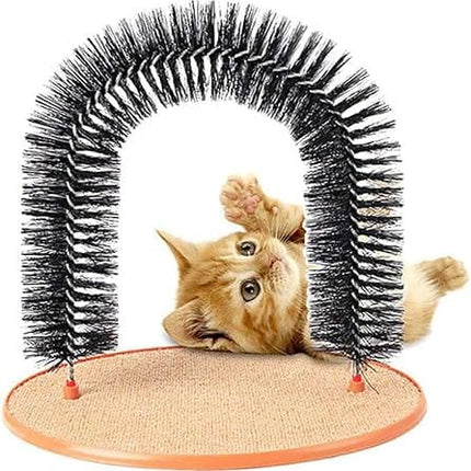Ziggy Pupps Cat Perfect Cat Self Scratching And Grooming Arch Toy Cat Self Brushing Deshedding