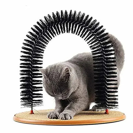 Ziggy Pupps Cat Perfect Cat Self Scratching And Grooming Arch Toy Cat Self Brushing Deshedding