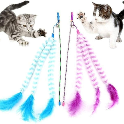 Ziggy Pupps Cat pet accessories three feather