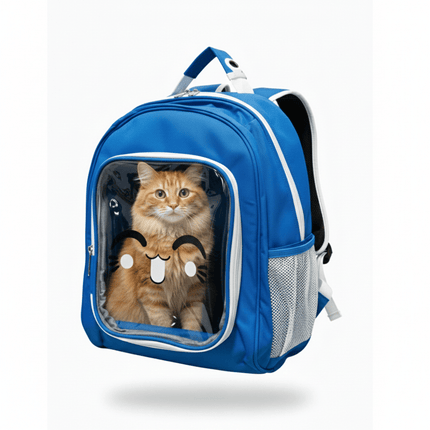 Ziggy Pupps cat Pet  Back Bag Tranparent Pet Bag for Cats And Small Dogs
