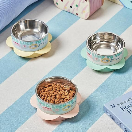Ziggy Pupps Cat Pet Feeding Bowl For Feeding Pets Removable Desing For Easy Pet Bowl 12 Mm