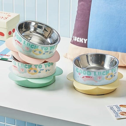 Ziggy Pupps Cat Pet Feeding Bowl For Feeding Pets Removable Desing For Easy Pet Bowl 12 Mm