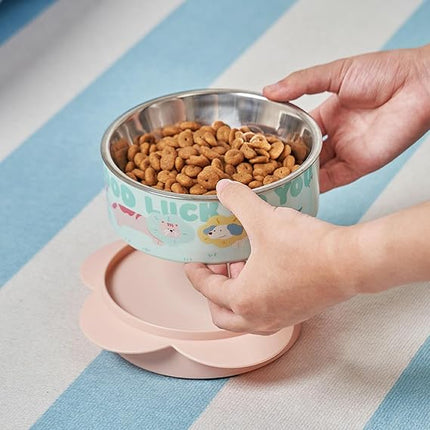 Ziggy Pupps Cat Pet Feeding Bowl For Feeding Pets Removable Desing For Easy Pet Bowl 12 Mm