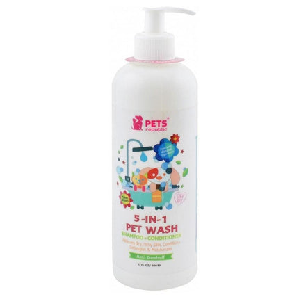 Ziggy Pupps Cat Pets Republic 5in1 Shampoo And Conditioner Strawberry 500 ml