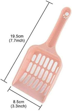Ziggy Pupps Cat Plastic Cat Litter Box Cat Toilet With Border 40x25x15cm Pink S