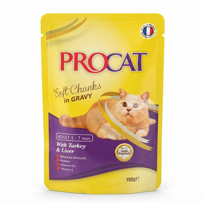 Ziggy Pupps Cat Procat Soft With Turkey And Liver 100g