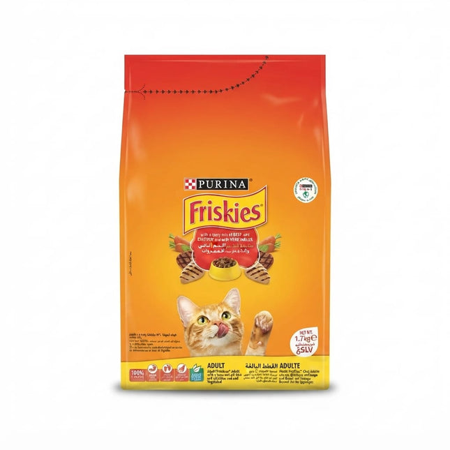 Ziggy Pupps Cat Purina Friskies With Beef Chicken and Vegetables 1.7 kg