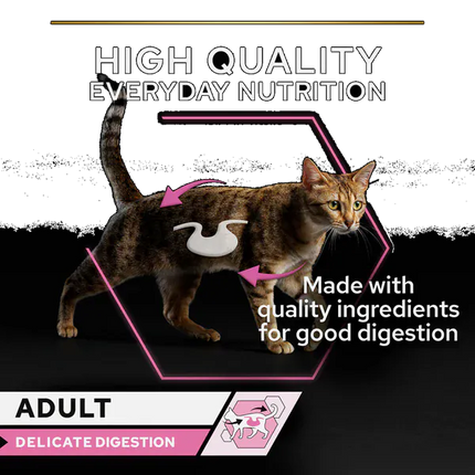 Ziggy Pupps Cat Purina Pro Plan Wet Food with Ocean Fish in Gravy for Delicate Cats 85 gr