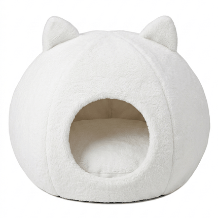 Ziggy Pupps Cat Self Warming Indoor Cat Tent Fleece Pet Cave House for Cats
