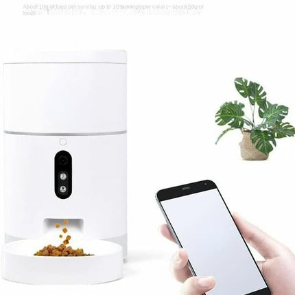 Ziggy Pupps Cat Smart Automatic Pet Feeder with Camera and App  4L