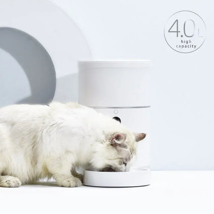 Ziggy Pupps Cat Smart Automatic Pet Feeder with Camera and App  4L