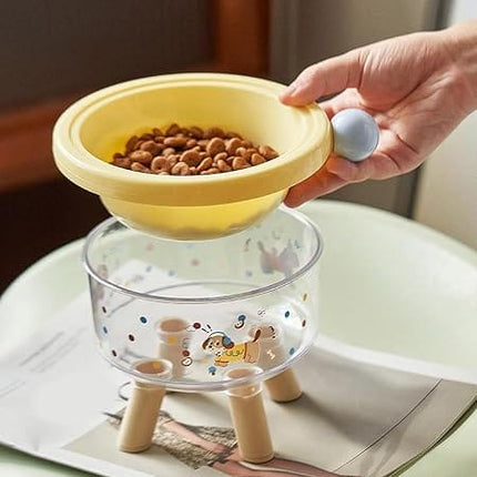 Ziggy Pupps Cat Stainless Steel Bowl Ideal For Food And Water Spill Proof Desing Non Slip Base 12 Mm