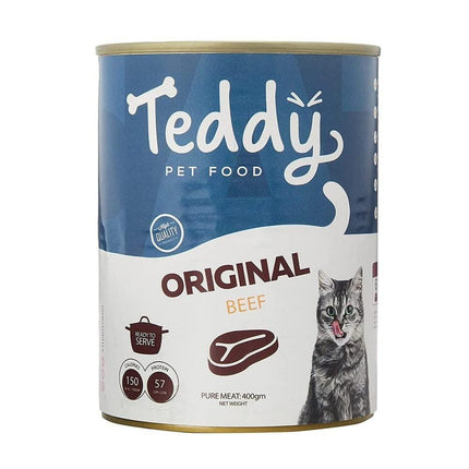 Ziggy Pupps Cat Teddy Wet Food Original With Beef 400g