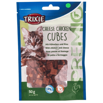 Ziggy Pupps Cat Trixie Cheese Chicken Cubes Cat Treats 50 gr