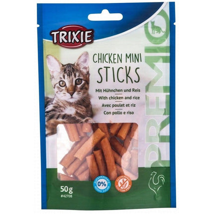 Ziggy Pupps Cat TRIXIE Chicken Mini Sticks Chicken and Rice For Cats 50 gr