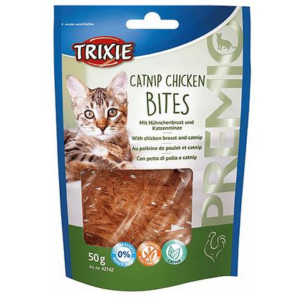Ziggy Pupps Cat Trixie Premio Bites Cat Treats with Chicken Breast and Catnip 50 gr