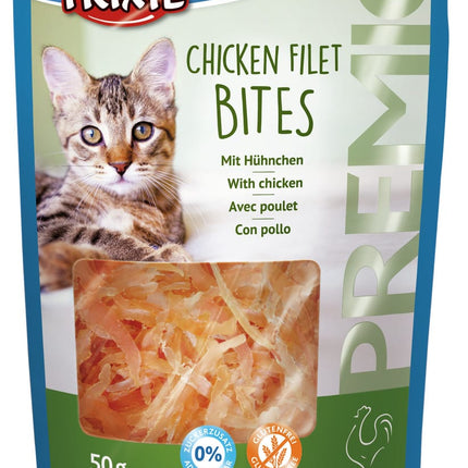 Ziggy Pupps Cat Trixie Premio Chicken Fillet Bites Cat Treats 50 gr