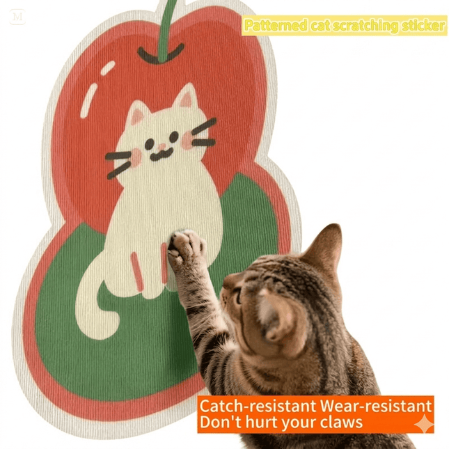 Ziggy Pupps Cat Wall Mounted Self Adhesive Cat Scratching Pad