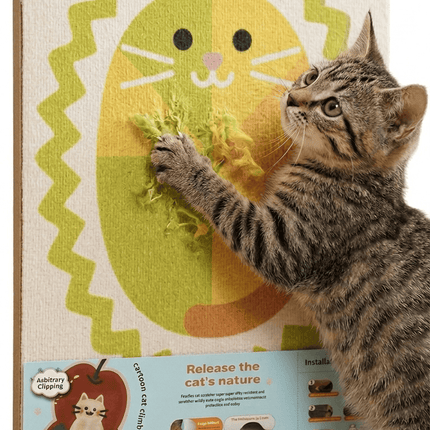 Ziggy Pupps Cat Wall Mounted Self Adhesive Cat Scratching Pad
