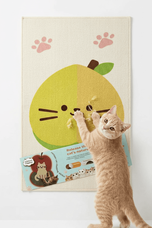 Ziggy Pupps Cat Wall Mounted Self Adhesive Cat Scratching Pad