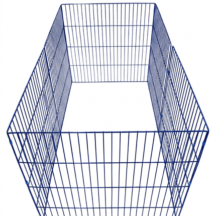 Ziggy Pupps Dog 6 Sided Dog Fence Playpen 70 cm Height 70 cm Panels Blue