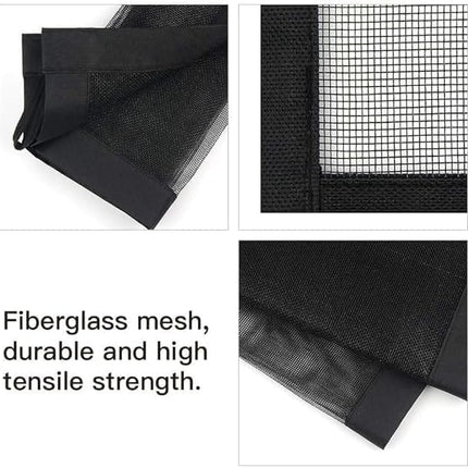 Ziggy Pupps Dog and cat Adjustable Mesh Pet Safety Barrier Gate No-Drill Mesh Protection Guard for Dogs And Puppies 80cm x 40-180cm