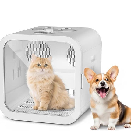 Ziggy Pupps Dog and cat Automatic Pet Hair Dryer Box 70L 360° Drying for Cats And Small Dogs