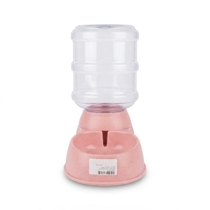Ziggy Pupps Dog and cat Automatic Water Dispenser for Pets Large Capacity Gravity Water Feeder Pink