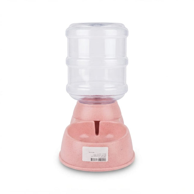 Ziggy Pupps Dog and cat Automatic Water Dispenser for Pets Large Capacity Gravity Water Feeder Pink
