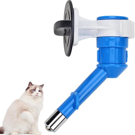 Ziggy Pupps Dog and cat Automatic Water Dispenser Nozzle for Cats And Dogs Blue