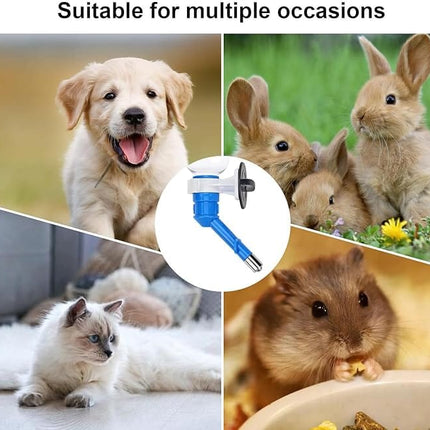 Ziggy Pupps Dog and cat Automatic Water Dispenser Nozzle for Cats And Dogs Blue