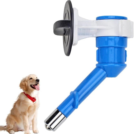 Ziggy Pupps Dog and cat Automatic Water Dispenser Nozzle for Cats And Dogs Blue