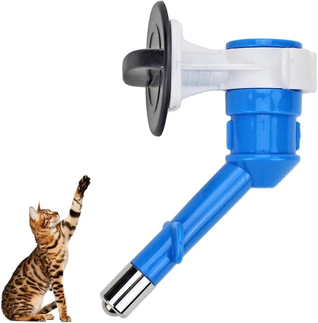 Ziggy Pupps Dog and cat Automatic Water Dispenser Nozzle for Cats And Dogs Blue