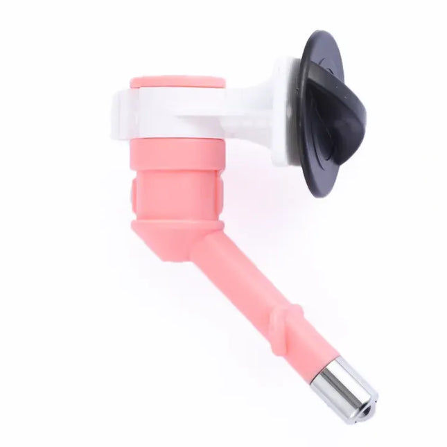 Ziggy Pupps Dog and cat Automatic Water Dispenser Nozzle for Cats And Dogs Pink