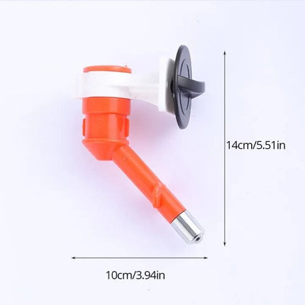 Ziggy Pupps Dog and cat Automatic Water Dispenser Nozzle for Cats And Dogs Pink