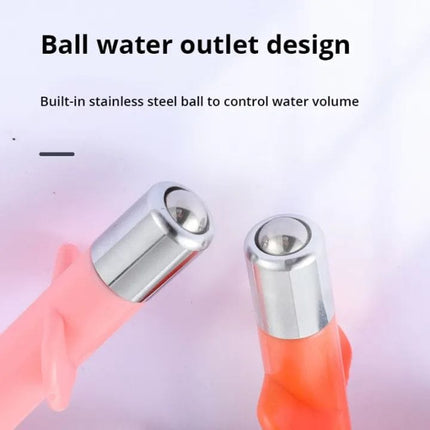 Ziggy Pupps Dog and cat Automatic Water Dispenser Nozzle for Cats And Dogs Pink