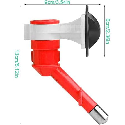 Ziggy Pupps Dog and cat Automatic Water Dispenser Nozzle for Cats And Dogs  Red