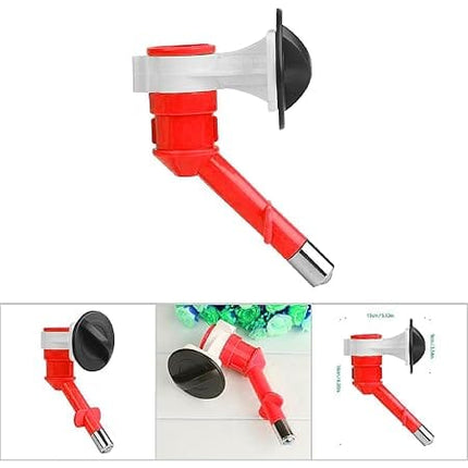 Ziggy Pupps Dog and cat Automatic Water Dispenser Nozzle for Cats And Dogs  Red
