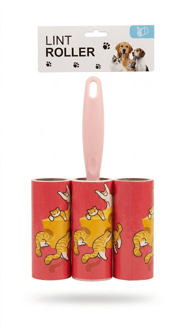 Ziggy Pupps Dog and cat Cat Pattern Lint Roller Pet Hair Remover