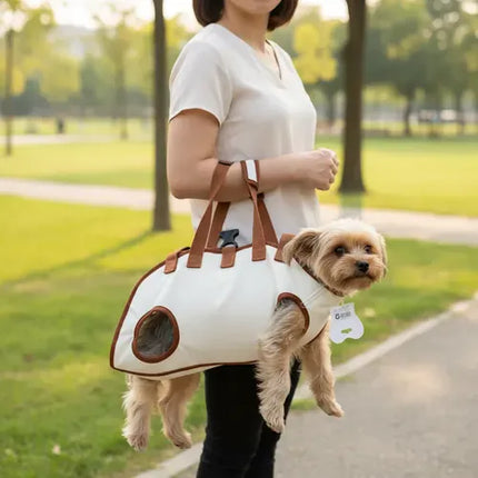 Ziggy Pupps Dog and cat Dog Carrier 2-in-1 Pet Carrier And Grooming Harness Medium 4-6.5 Kg