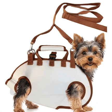 Ziggy Pupps Dog and cat Dog Carrier 2-in-1 Pet Carrier And Grooming Harness Medium 4-6.5 Kg