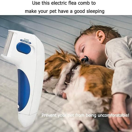 Ziggy Pupps Dog and cat Electronic Flea Killer Comb As Seen on TV Original Pesticide Free Grooming for Pets
