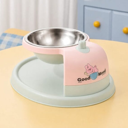 Ziggy Pupps Dog and cat Feeding Bowl for Cats and Small Dogs Pink