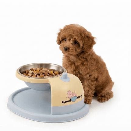 Ziggy Pupps Dog and cat Feeding Bowl for Cats and Small Dogs Yellow