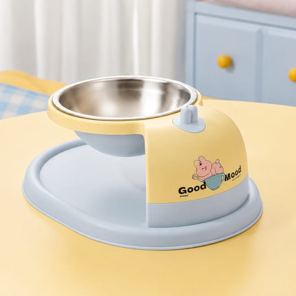 Ziggy Pupps Dog and cat Feeding Bowl for Cats and Small Dogs Yellow