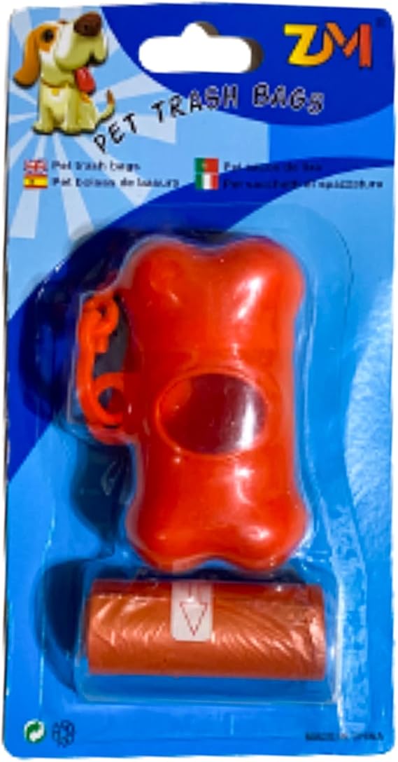 Ziggy Pupps Dog and cat Generic Dog Waste Bag Red 1 Count