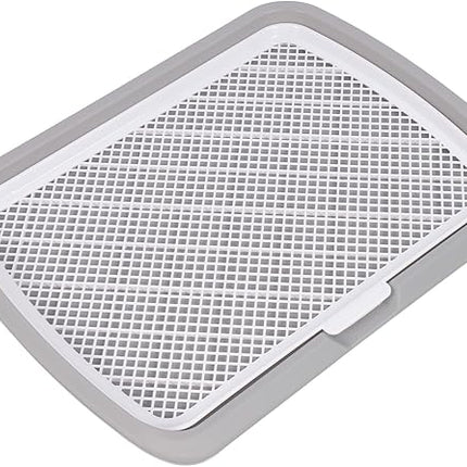 Ziggy Pupps Dog and cat Holder Mesh Pad Tray Doggie Toilet Potty Trainer Pee Pad Holder Dogs Gray