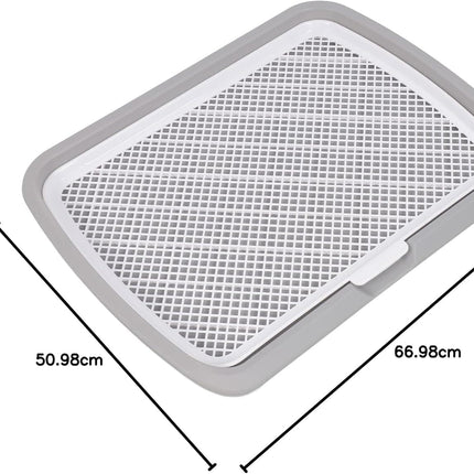 Ziggy Pupps Dog and cat Holder Mesh Pad Tray Doggie Toilet Potty Trainer Pee Pad Holder Dogs Gray